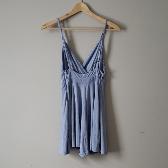 Kimchi Blue Veruca romper, faux wrap in periwinkle - Picture 2 of 8